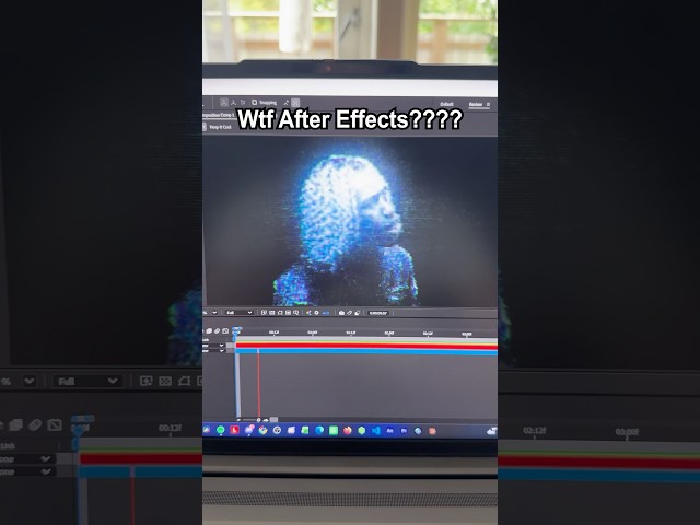 Particle Hologram Effect in After Effects #adobe #aftereffects #vfx
