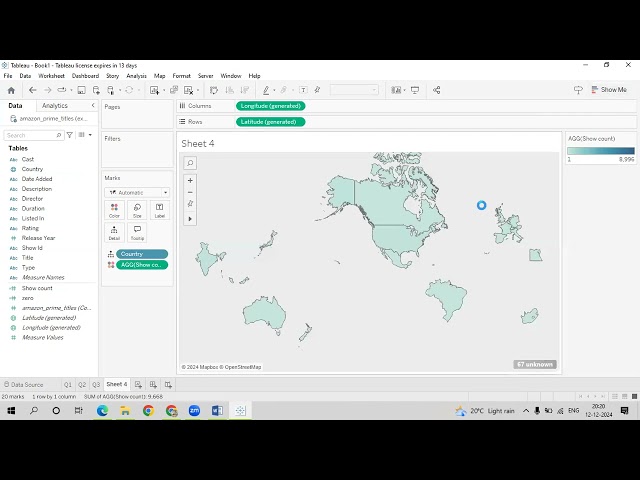 Data Visualization Lab(BAIL504) Amazon Tableau Q1 Q6