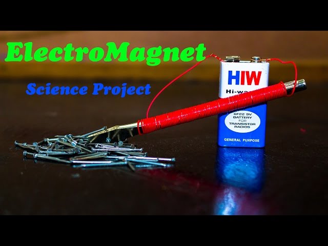 School Science Projects Electromagnet