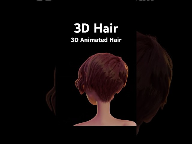 3D Animated Hair | from Animated Short Film "Ellis' Reflection"