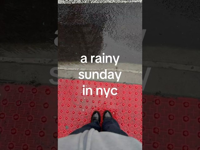 embracing the spring rain #nycvlog #nyclife #springdiaries #dayinmylife