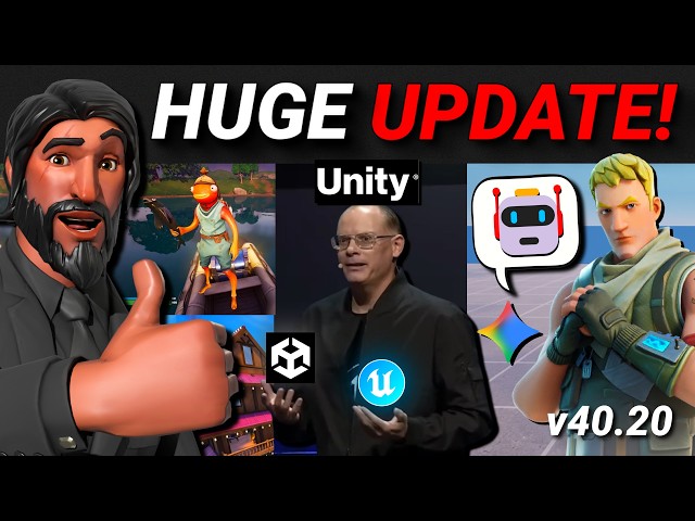 Huge Update! Custom Items, AI Conversations, Unity News & More in Fortnite Creative/UEFN (v40.20)