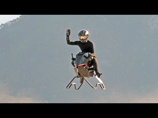 Volonaut Airbike - Launching World's First Real Flying Motorcycle