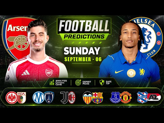 🔥 Football Predictions Today 06 September | BTTS & Over 2.5 | Sunday Predictions.