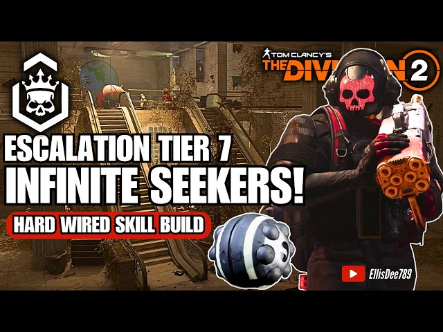Escalation Tier 7 | Bank Headquarters | INFINITE Cluster Seeker Mine Skill Build - The Division 2