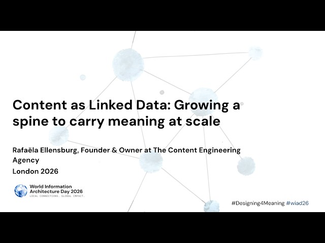 Content as Linked Data: Growing a spine to carry meaning at scale