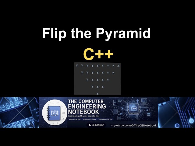 How to Print an Inverted Pyramid Pattern in C++ | Understanding Loop Direction & Pattern Logic