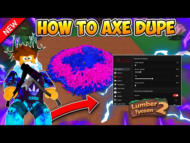 🌳Lumber Tycoon 2 Script - How To Axe Dupe! (Pastebin)