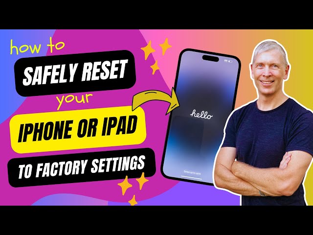 Safely Reset Your iPhone or iPad