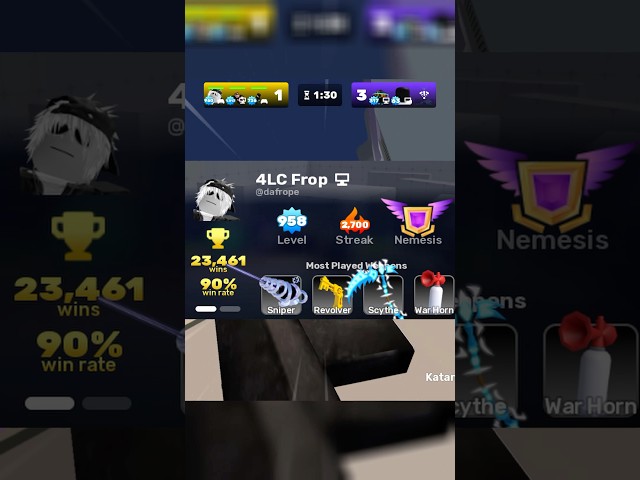 Playing with Slingshotbwai 🤯 #roblox #robloxpvp #robloxrivals #slingshotbwai