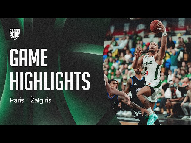 Paris Basketball - Žalgiris | Game Highlights | 2026.09.10
