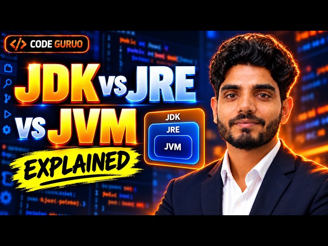 JDK vs JRE vs JVM Explained | Java Basics  | Java Tutorial for Beginners #javatutorial #java