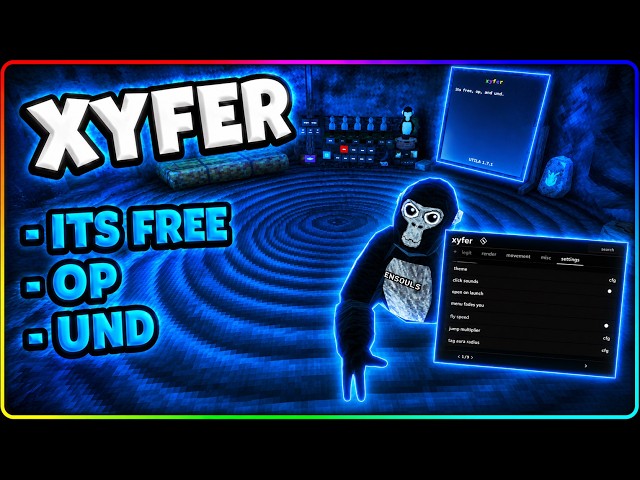 Reviewing The BEST FREE Gorilla Tag Mod Menu (Xyfer)
