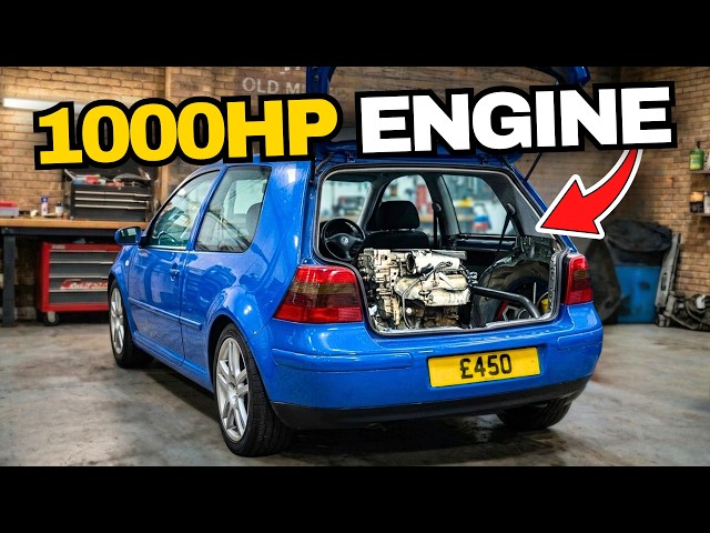 My £450 Golf Has an Engine in the BACK!