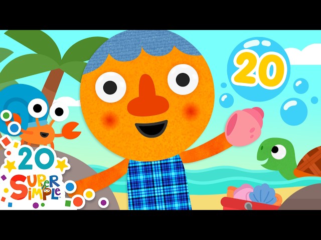 Counting Up To 20 | Sea Animals Kids Math Song with @NoodleAndPals | Super Simple Songs
