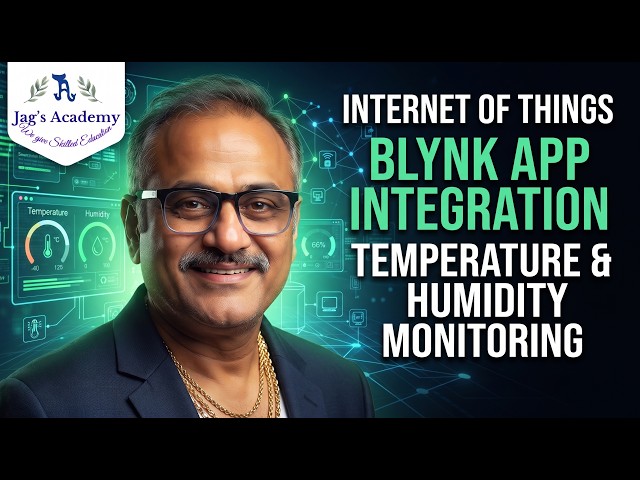 Internet of Things , Blynk Cloud App for Temperature and Humidity Display