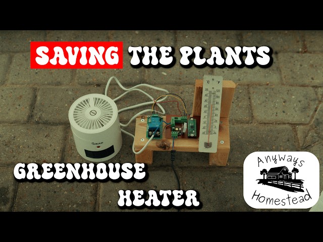 Saving my plants from freezing in the greenhouse... Here is how!