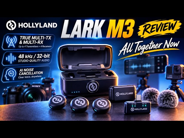 HOLLYLAND LARK M3 Review: The Ultimate Multi-Camera Wireless Mic?