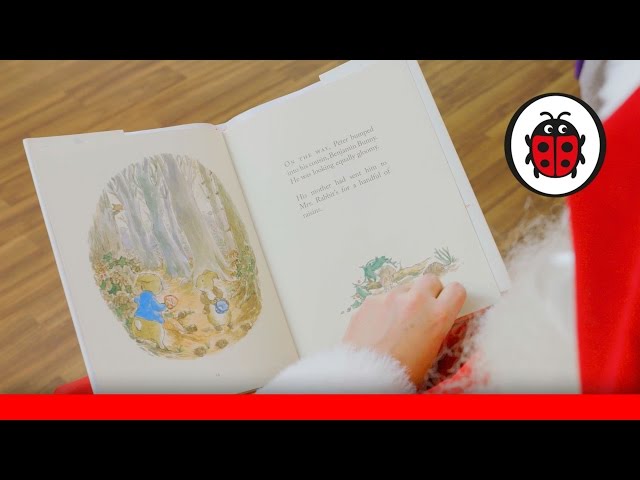 Santa reads The Christmas Tale of Peter Rabbit from Hamleys