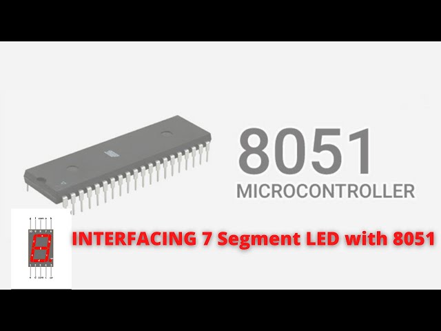 Interfacing 7 segment LED display with 8051 || Microcontroller projects || Proteus Simulation