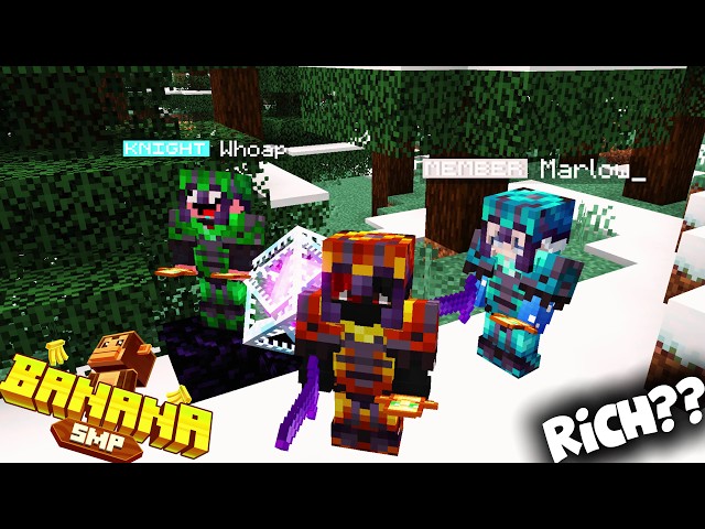I Betrayed Everyone To Become Rich In Banana SMP..