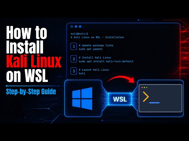 How to Install Kali Linux on WSL Step by Step Guide