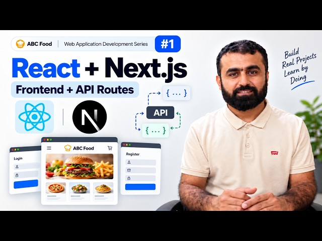 React + Next.js Build a Frontend & API Routes | ABC Food App