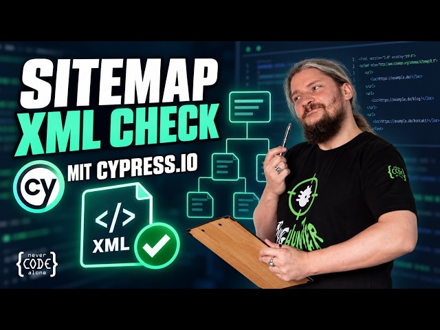 Live Coding: Sitemap Testing with CypressIO and AI #seo #testing #webdesign