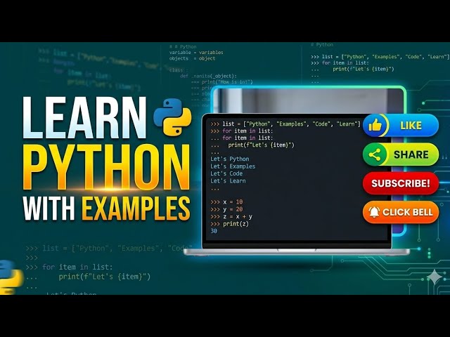 Example programs in python
