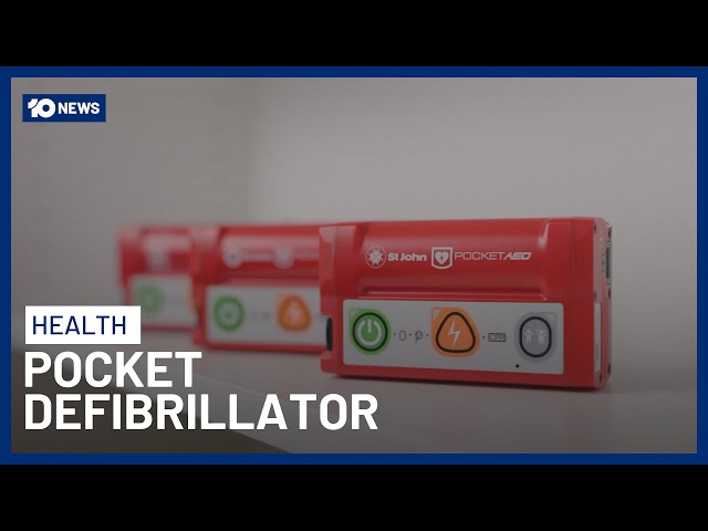 St John Ambulance Reveals New Pocket Defibrillator | 10 News