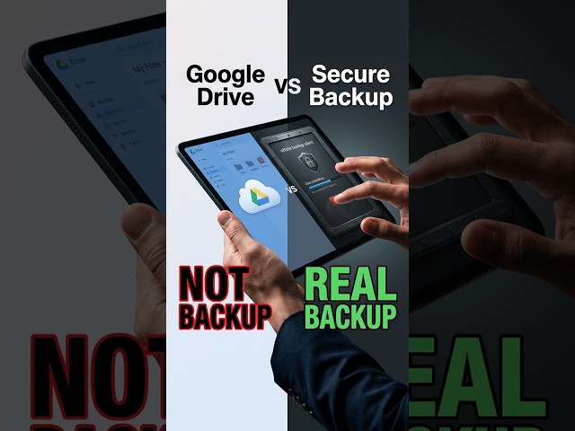 Why Google Drive is NOT a backup #cloud #tips