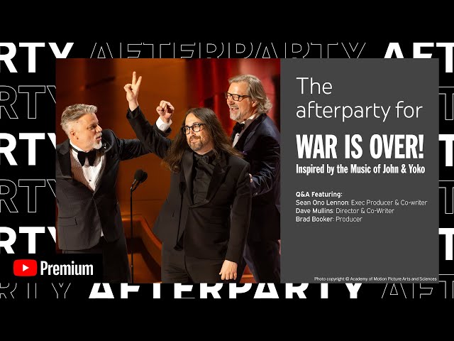 WAR IS OVER! Film Premiere AFTERPARTY - Q&A with Sean Ono Lennon, Dave Mullins and Brad Booker