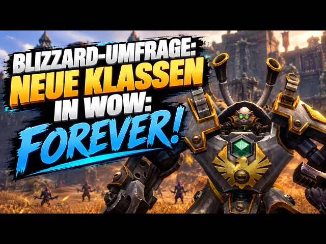 11 Potential NEW CLASSES in WoW: Forever! Blizzard is asking about Necromancer, Tinker, and more.