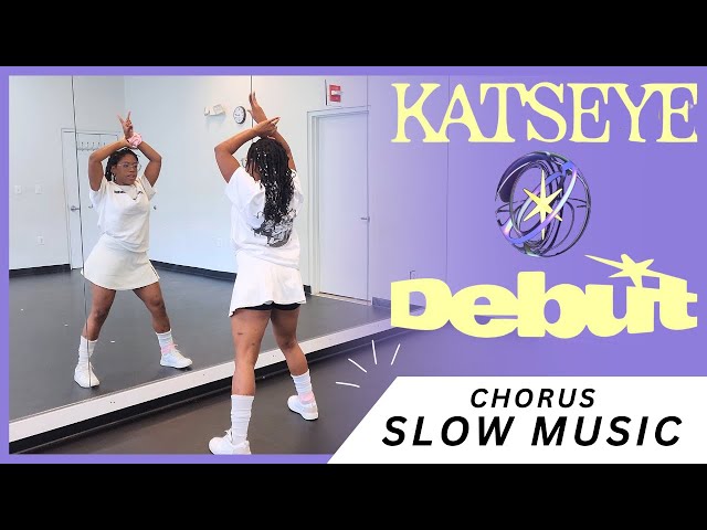 KATSEYE - “Debut” chorus Dance tutorial (SLOW MUSIC + MIRROR) 💎
