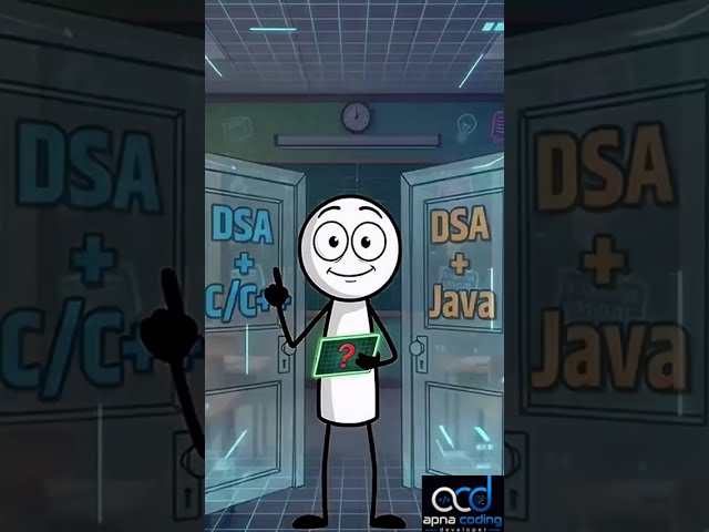 🧠 What is DSA? | C vs C++ vs Java — Which Language Is Best for DSA? 🚀 #shorts #dsa #coding #office