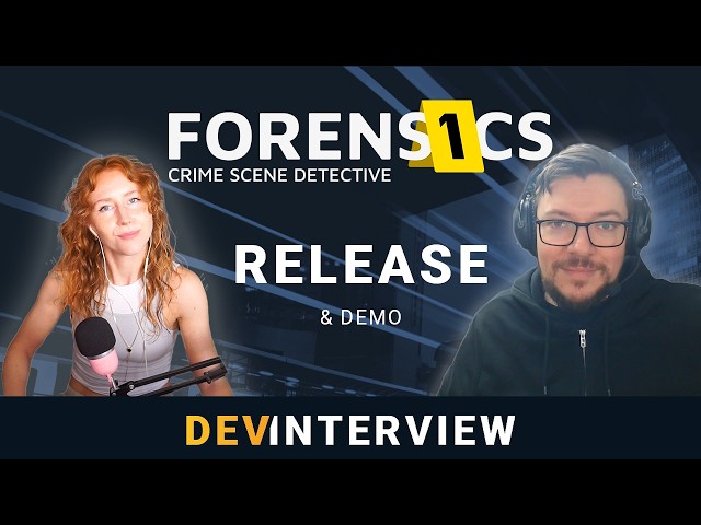 Forensics: Crime Scene Detective | Developer Interview [EN] | Release, Development & Demo