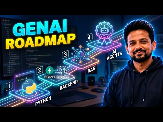 GenAI Engineer Journey | From Python to LLMs, RAG & AI Agents 🚀#GenAIEngineer #GenerativeAI