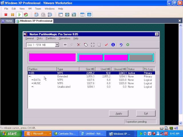 How to delete partition using Partition Magic