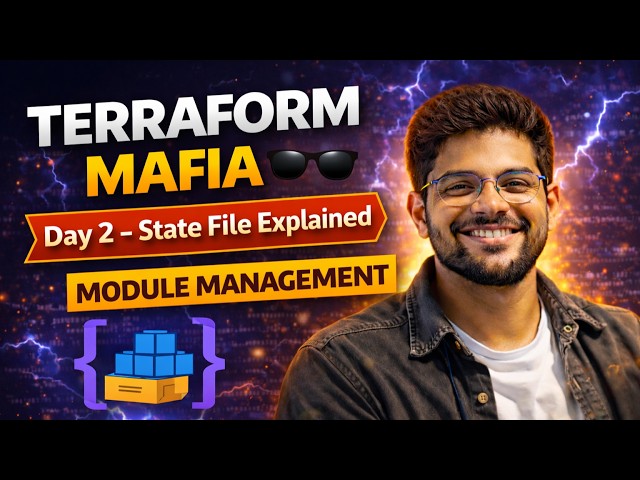 🔥 Terraform Mafia | Day 2 | Modules Explained + Terraform Registry + Destroy Specific Resource 🚀