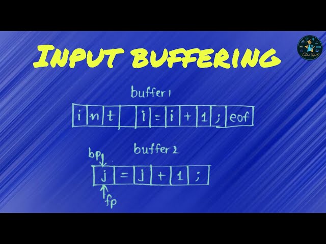 Input buffering in compiler design #cse #compilerdesign #programming