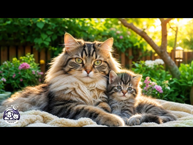 Relaxing Music for Cats 🐾 Sleepy Cat Tunes & Purring to Calm Anxiety, Reduce Stress, Sleep Soundly