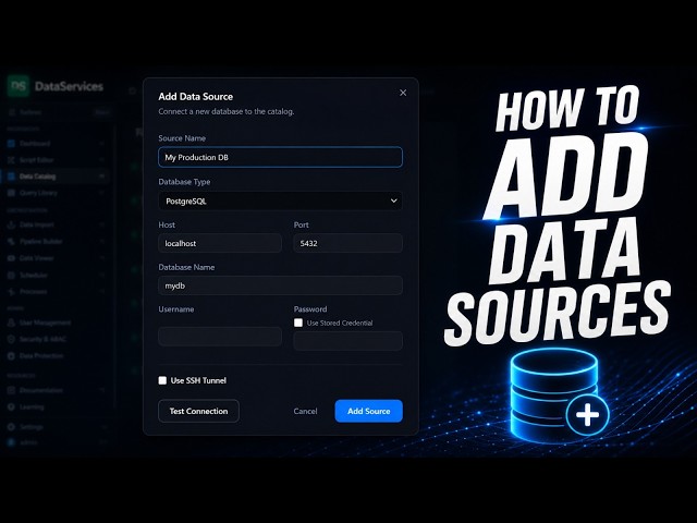 How to add Data Source | Data Services
