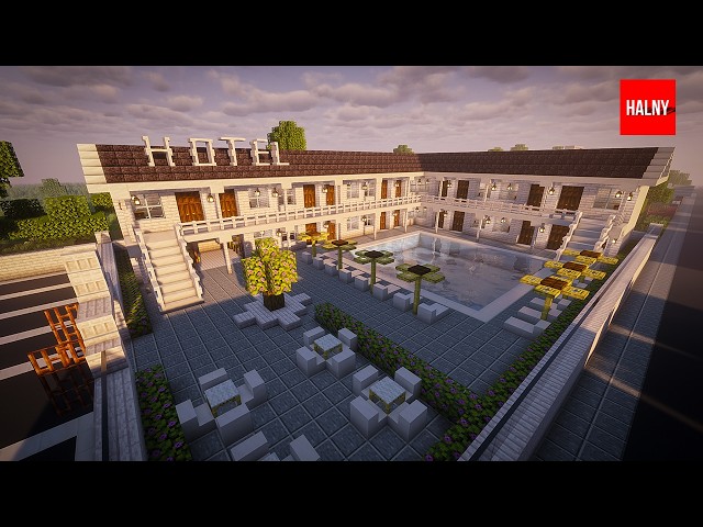 How to build a realistic hotel in Minecraft