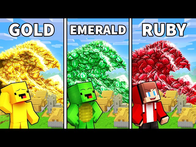 Mikey and JJ and Friends Treasure Tsunami Challenge - Maizen (Minecraft)