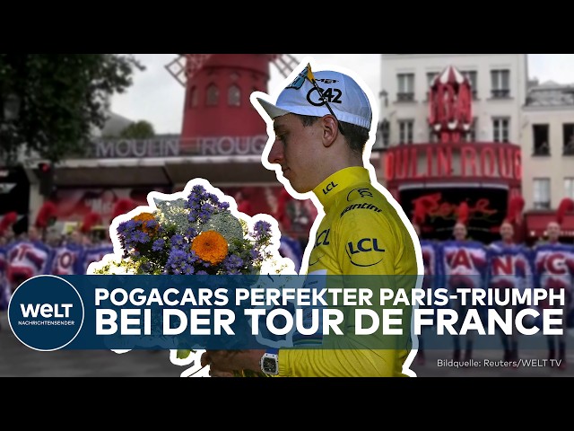 TOUR DE FRANCE: Tadej Pogačar celebrates fifth triumph in front of thousands at Montmartre