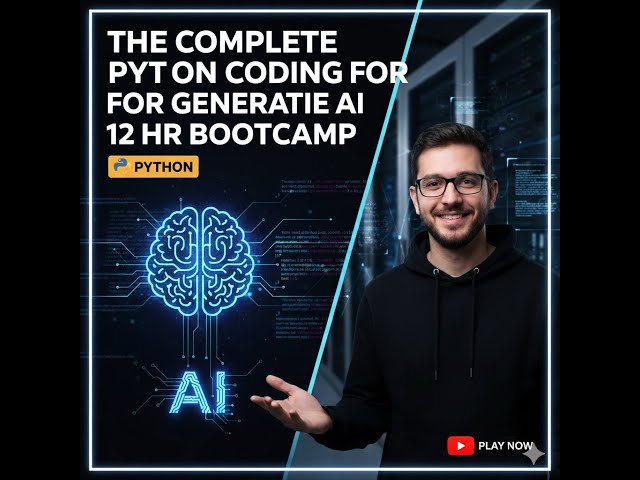 The Complete Generative AI Developer Bootcamp (Python)