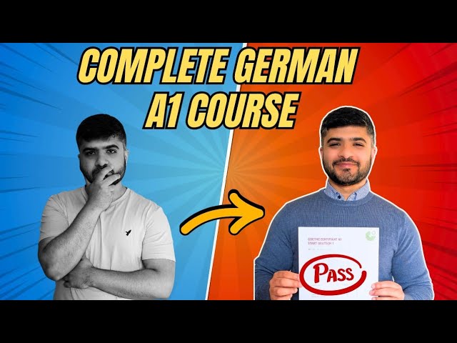 Learn German Step by Step | Full German A1 Course For Beginners | 9.5 Hours
