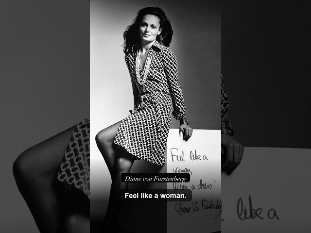 The dress with no zip that sold millions #1970s #vintagestyle #dvf