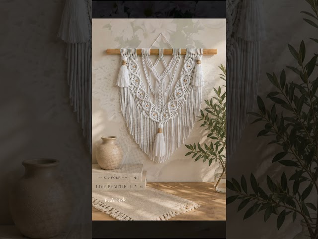 my latest creations in a beautiful setting✨ #macrameinspiration #macrame #handmade #macramedecor