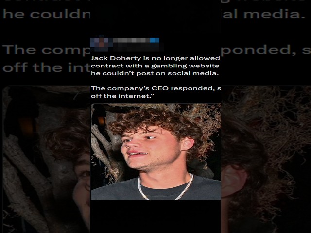 It's Officially Over For Jack Doherty